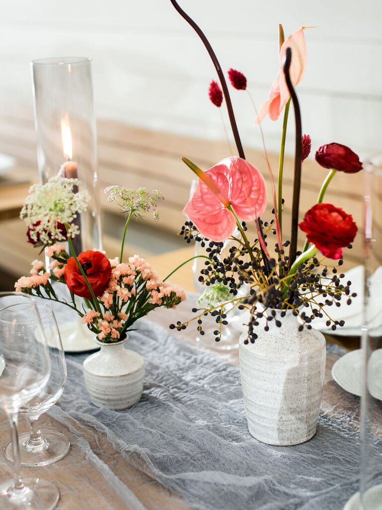 Autumnal anthurium floral