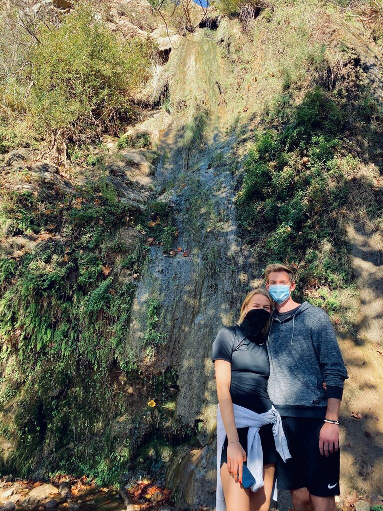 Celebrated Hannah's new Venice Beach apartment spot by going on a hike! And yes, we chased waterfalls.