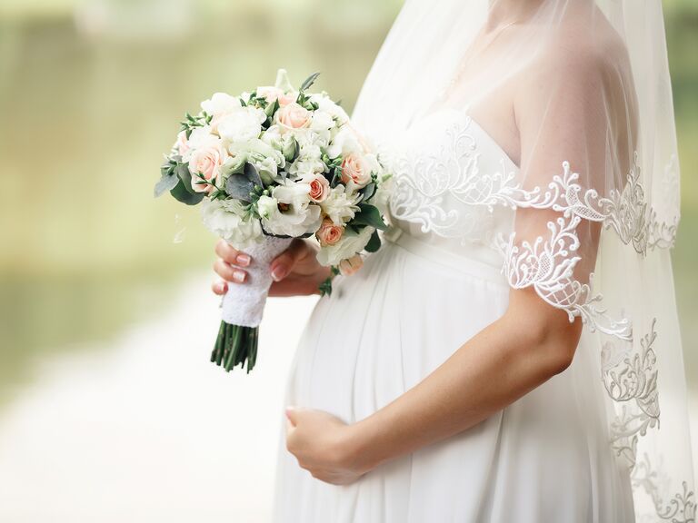 20 Maternity Wedding Dresses to Show Off or Conceal Your Bump