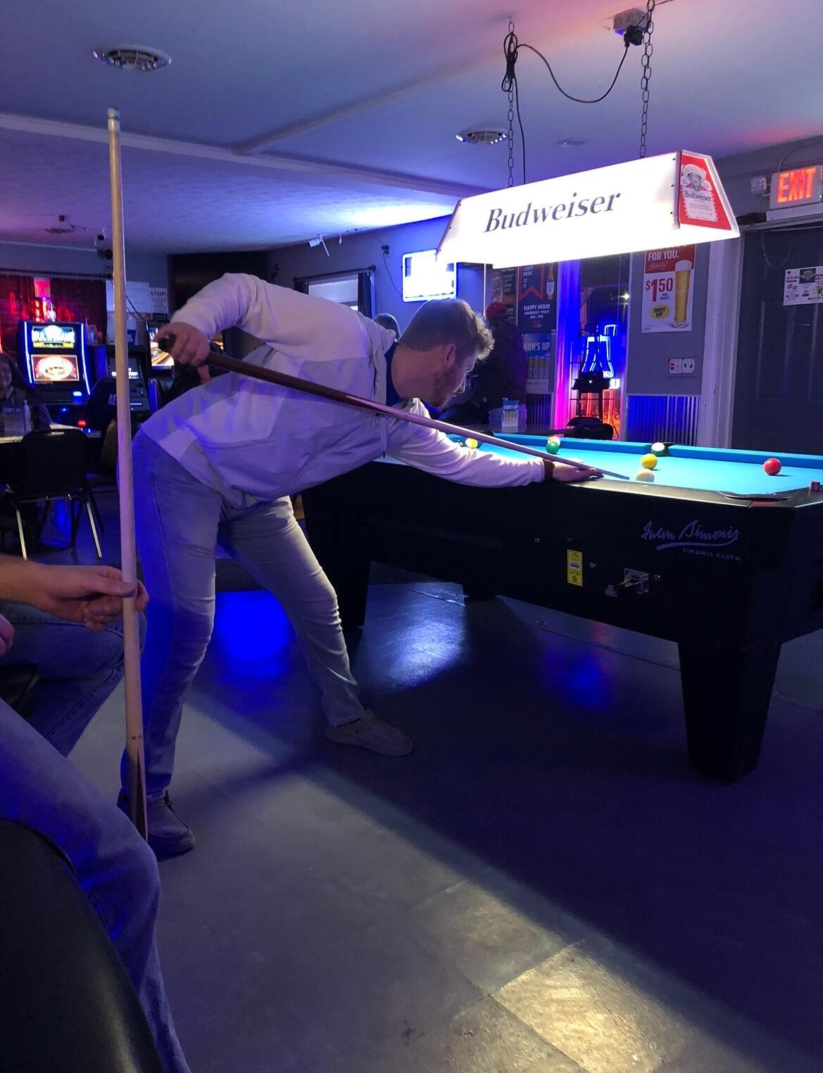 Miranda has spent more time than she can count watching Alex at a pool table