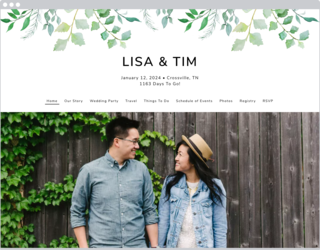 Leafy Ampersand Design