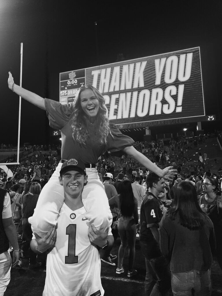 Our last Clemson game as students :')