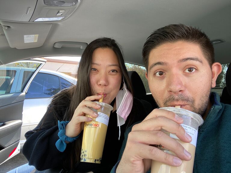 The first of many many boba dates.