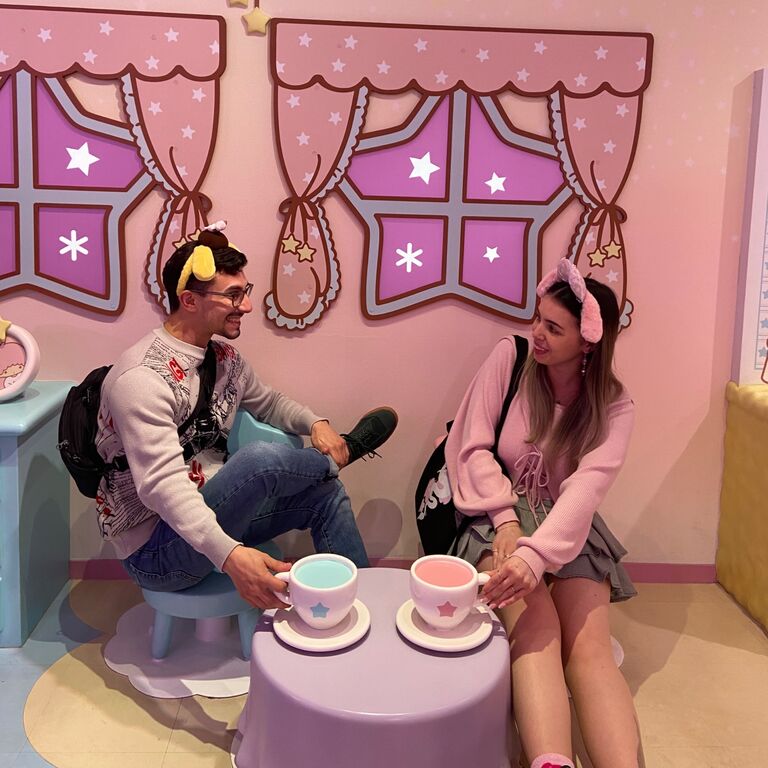 Visiting Sanrio Puroland :D