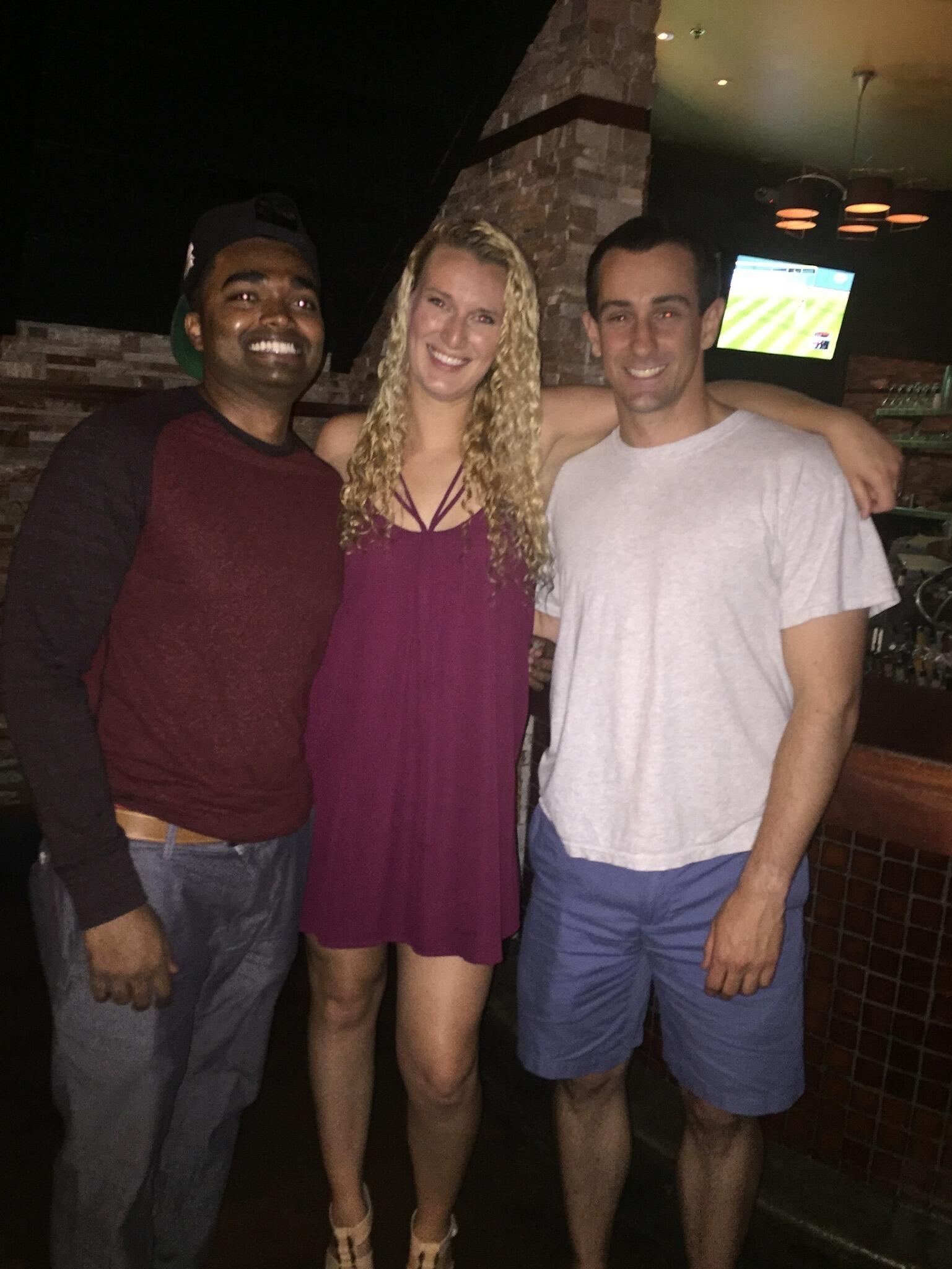 1st Photo Together - Out with friends in Royal Oak