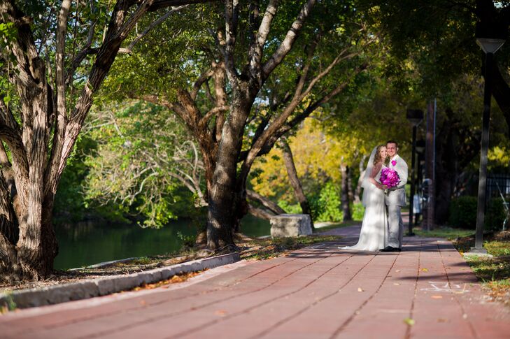 Miami Beach Botanical Gardens Path Couple Shot