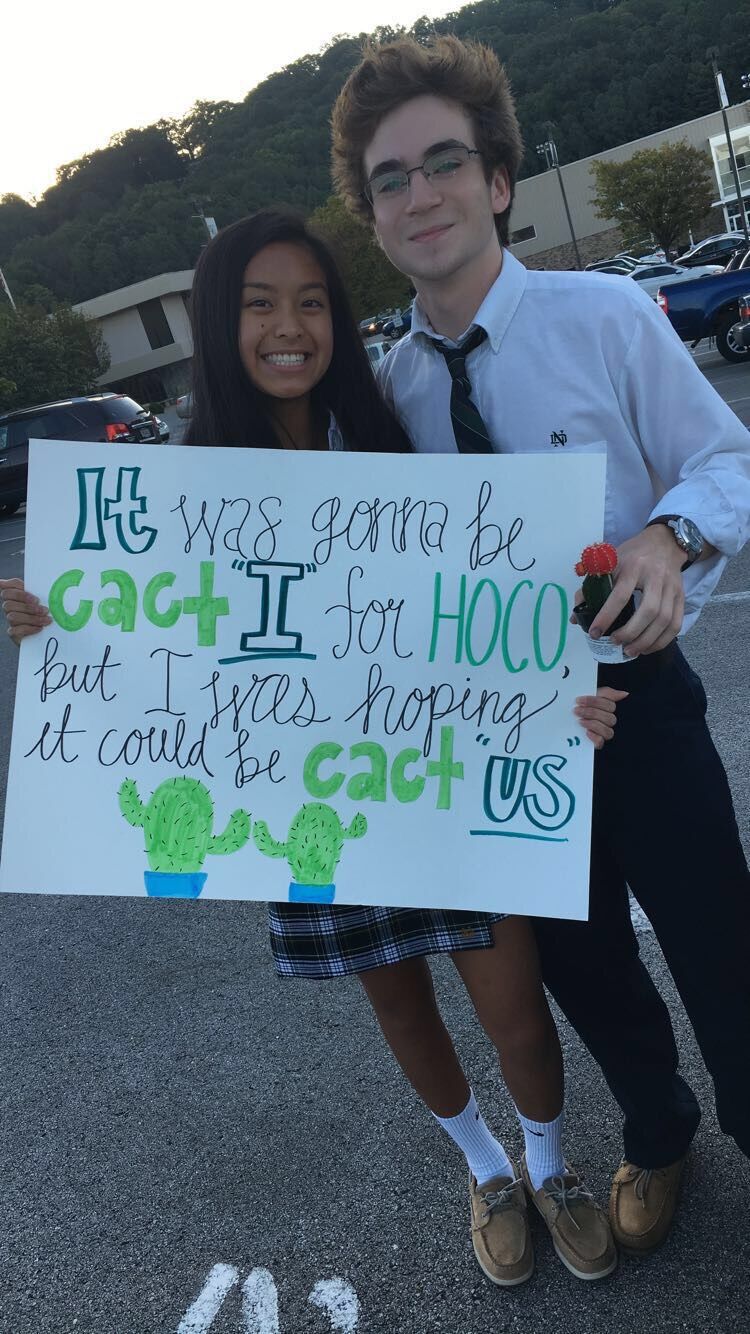 Ian started snap chatting Kimmie and they found out they were in the same study hall together. They kept talking and Kimmie eventually asked Ian to homecoming!