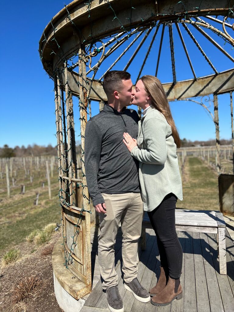 They got engaged.