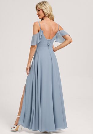 Celebrate love and friendship in the JJ's House Azaleigh A-line Ruffle Chiffon Bridesmaid Dress! Designed to complement any wedding theme with its elegant details and a flattering silhouette, this gorgeous outfit ensures you look stunning while standing by the bride's side on her unforgettable day.