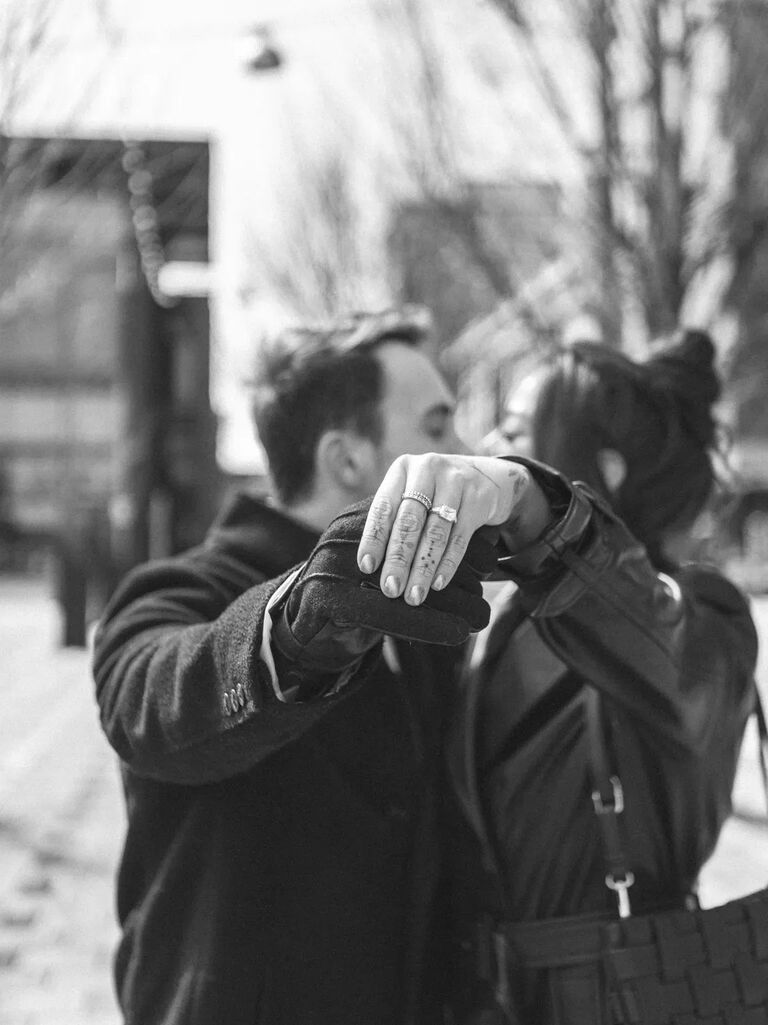 Fernando gets down on one knee and asks the love of his life to spend the rest of their days together (spoiler: she said yes). The rest of the day was spent with some of their closest family and friends, enjoying great food and some champagne, of course.