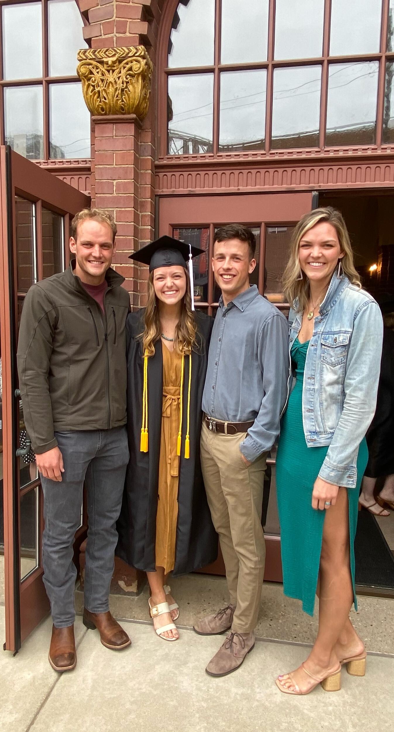 Chicago, IL - 
The Meyer-Hagens visit for Audrey's graduation from the Moody Bible Institute.