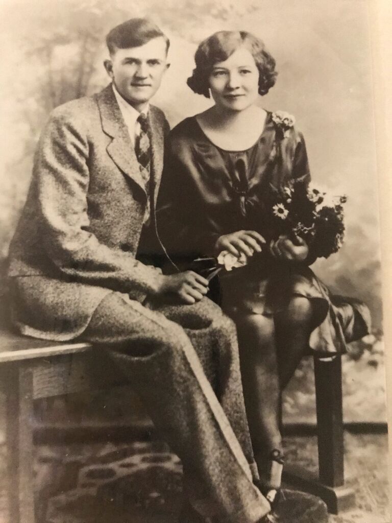 Glenn and Ida Myers (great-grandparents of the groom)