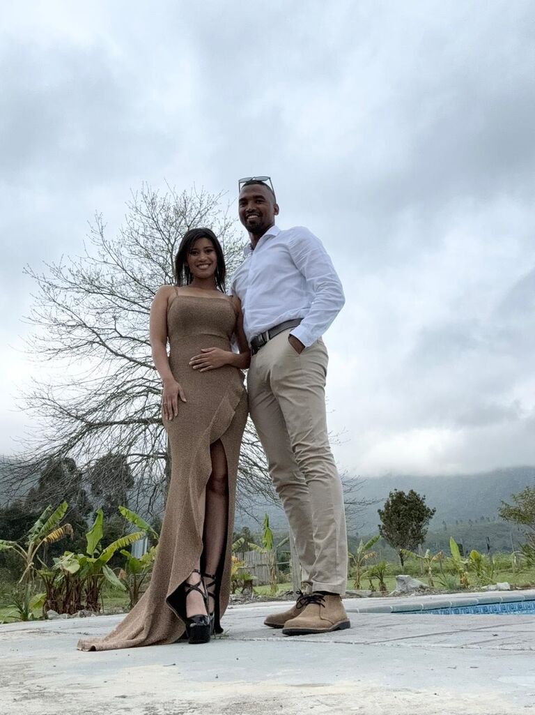 Our first road trip /weekend away with Curtis' parents in Tstistikamma. Attending our first wedding together. 