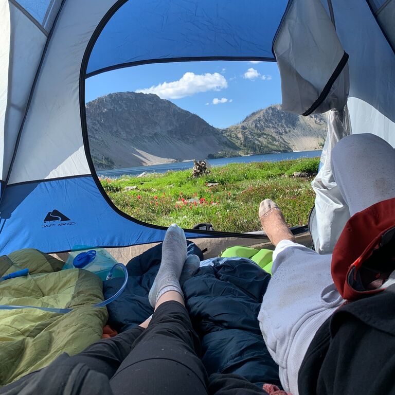 First backpacking Trip together 🩵