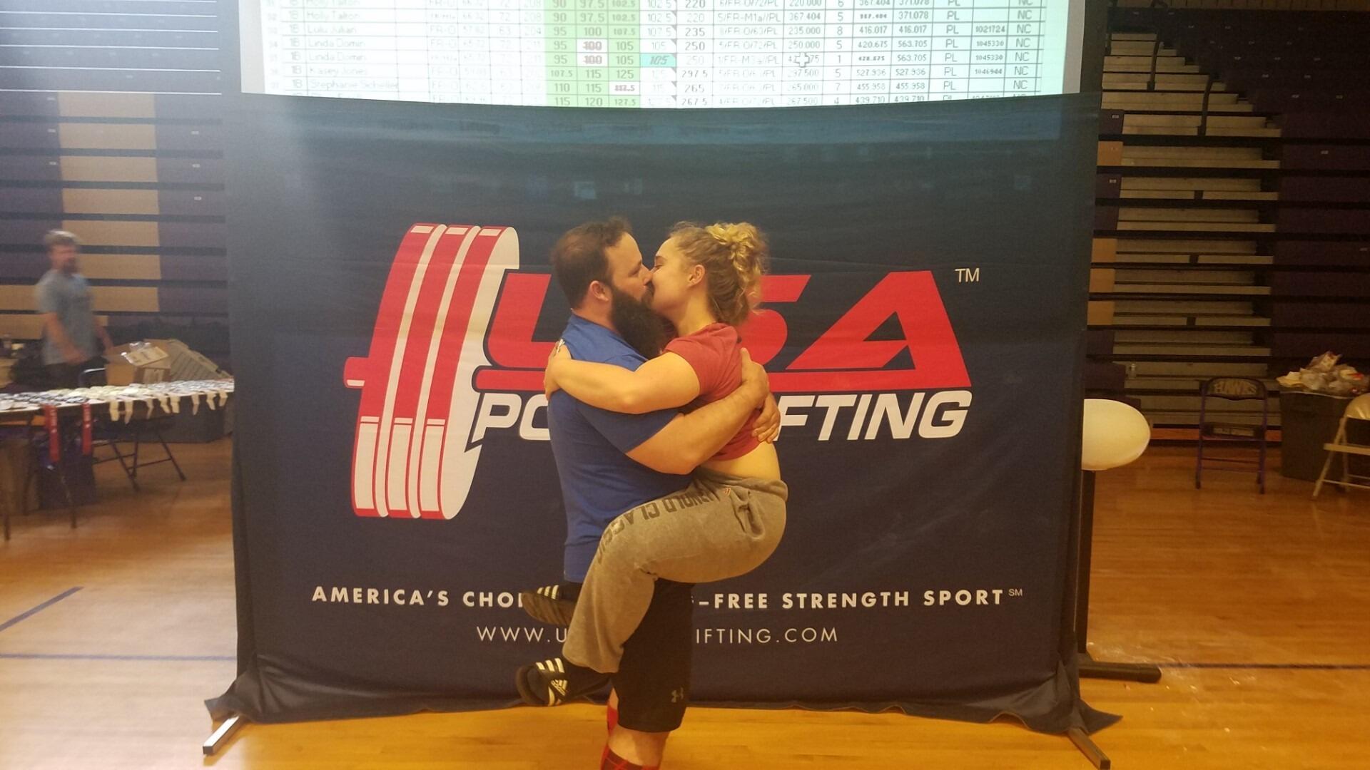 we both knocked it out of the park at our meet, and this was the picture that announced to the world that we are in LOVE!