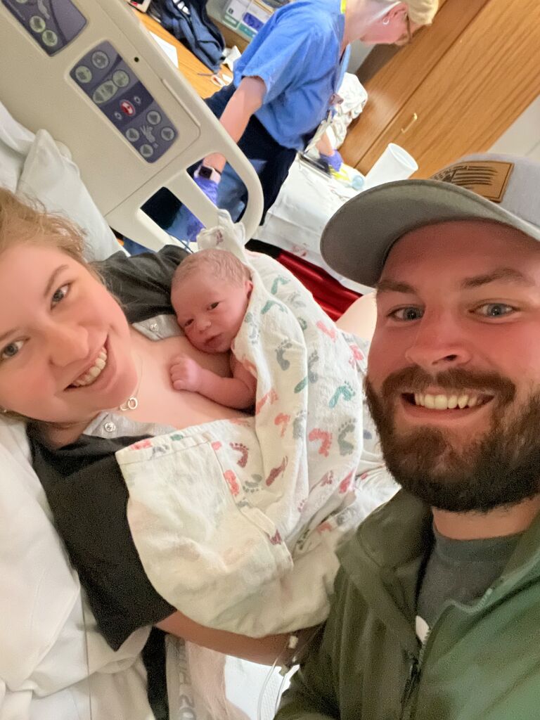 Preston made his arrival and we became a family of 4. 