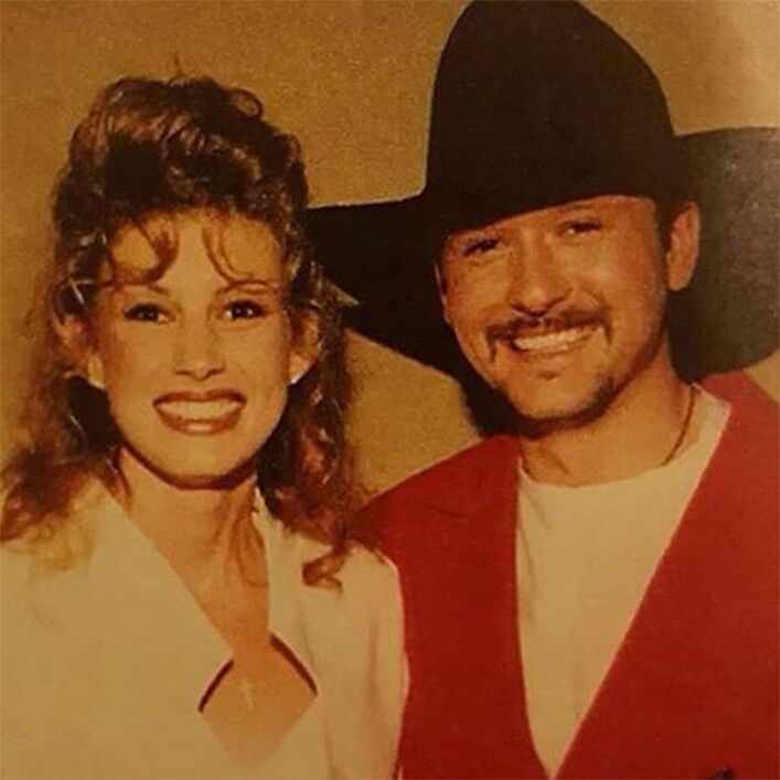 Tim McGraw and Faith Hill's first photo together