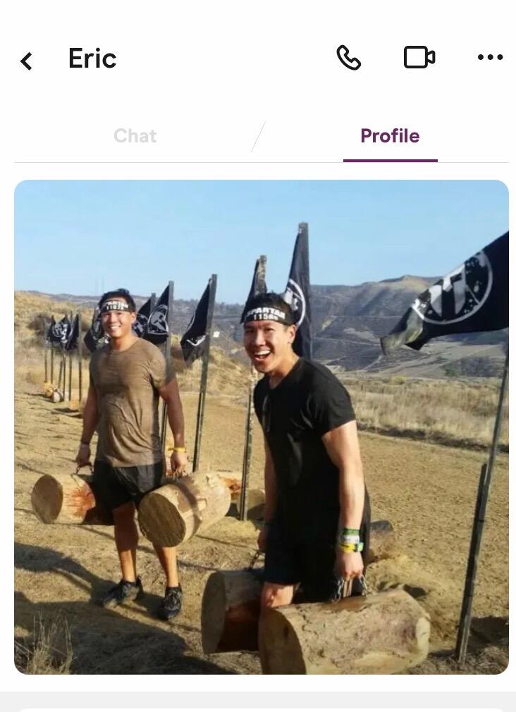 Deanna looked at his profile and thought,  “aww he’s cute, I will respond to him!” But at the time, she was still talking and going on dates with a few other people, and so was he. 