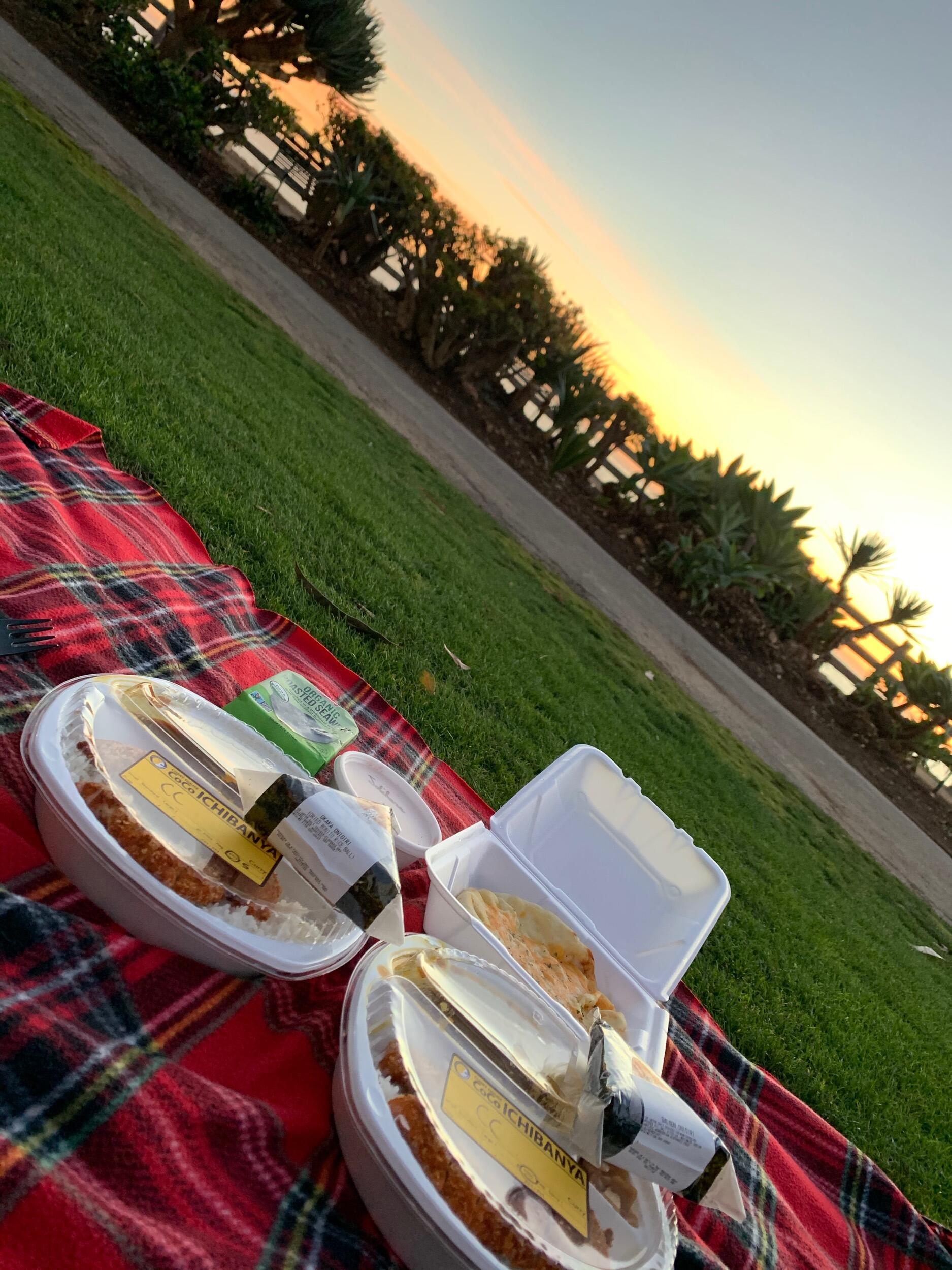 CoCo Ichibanya curry by the beach date. 