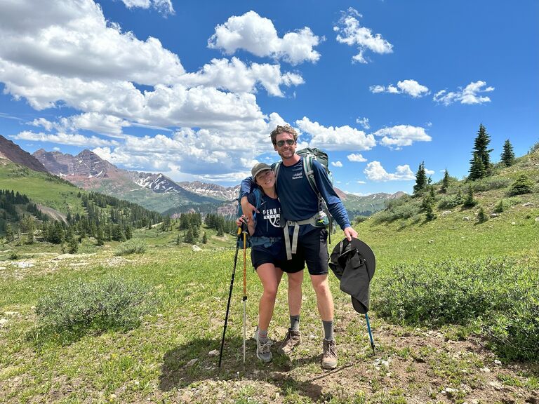 Hallie takes Tom on his first backpacking trip which is one of the hardest in CO but he manages with such ease.