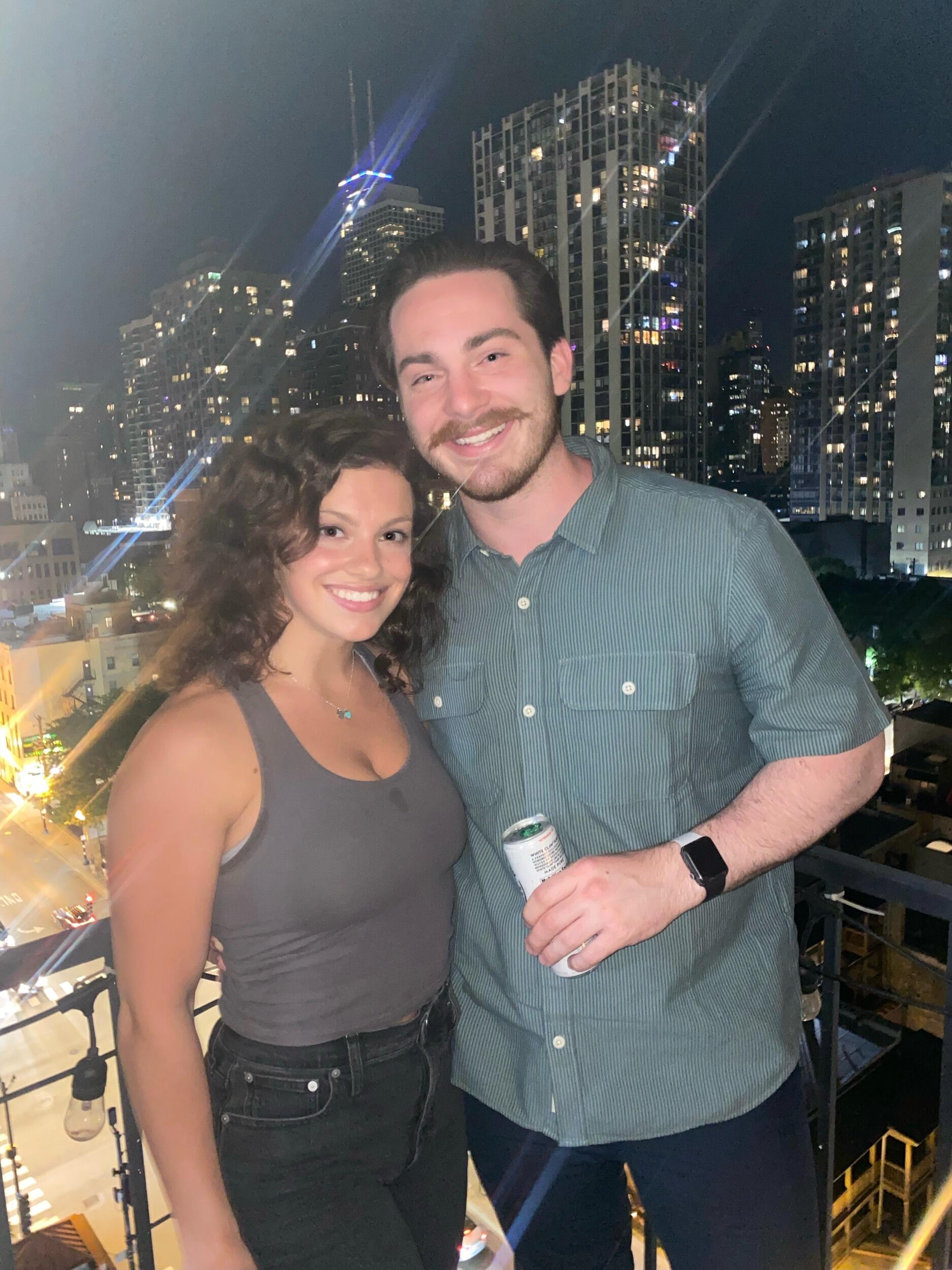 They started considering moving out of the burbs of Detroit, and brainstorming different locations. They finally "vacationed" in Chicago for one entire month, and fell in LOVE. 