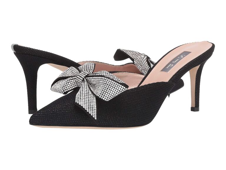 black sparkly shoes for weddings