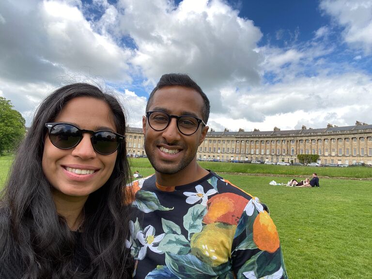 @Bath, England.
Our very first trip together and a birthday surprise for Anjali!