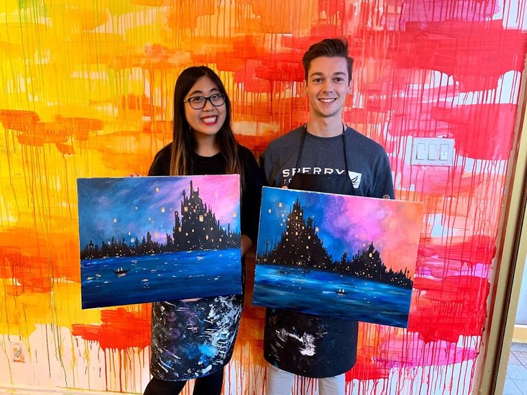 We love to try new things and go on cool adventures; whether it's going on a painting date night in Little Italy, or destroying skeletons in a VR adventure. 