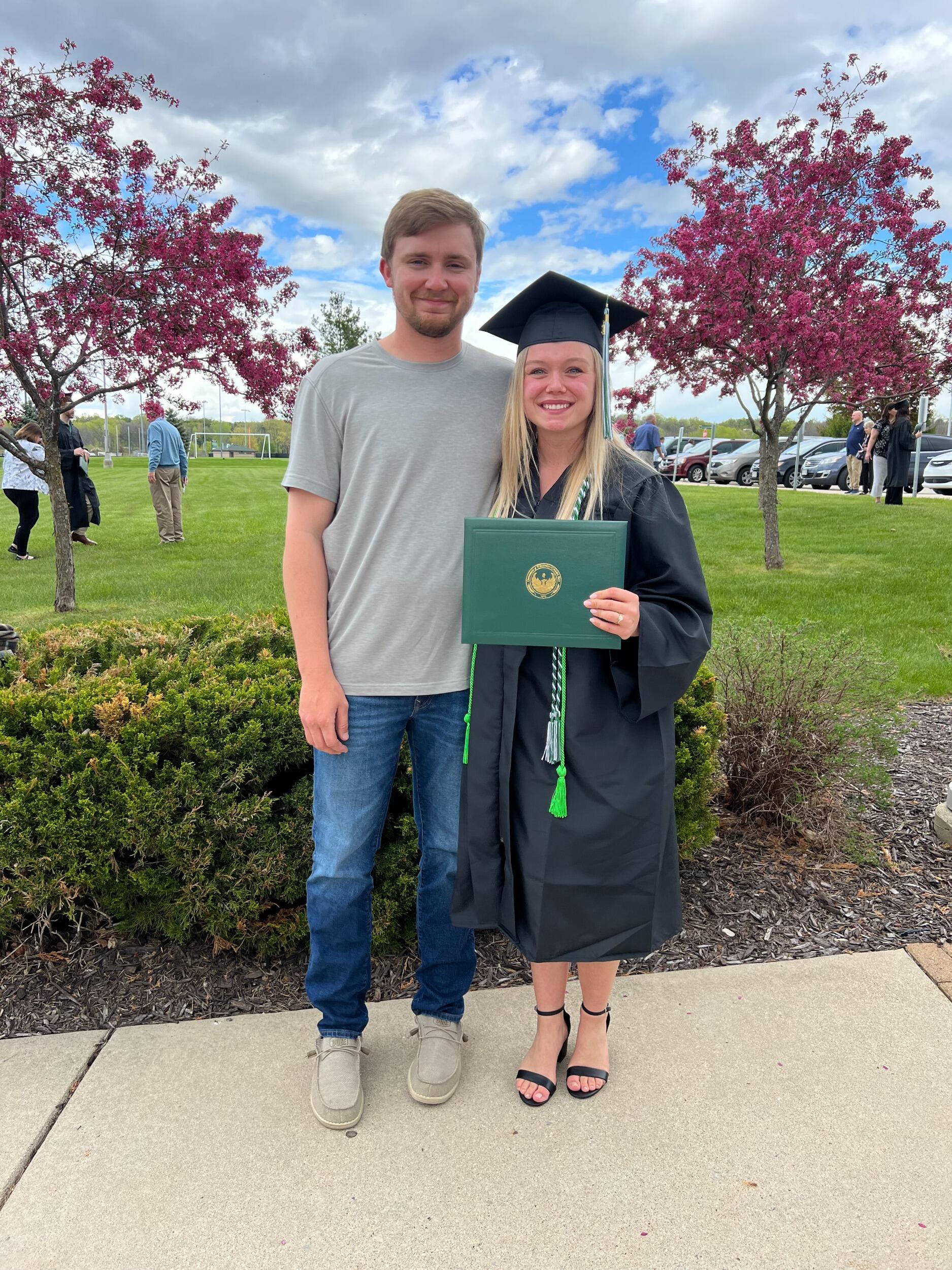 Elizabeth's college graduation