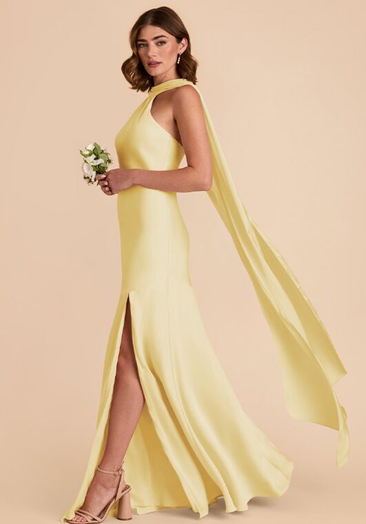 birdy grey lemon sorbet dress Lemon Sorbet Bridesmaid Dress Chiffon Size Small