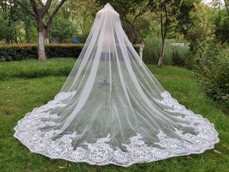 inexpensive wedding veils