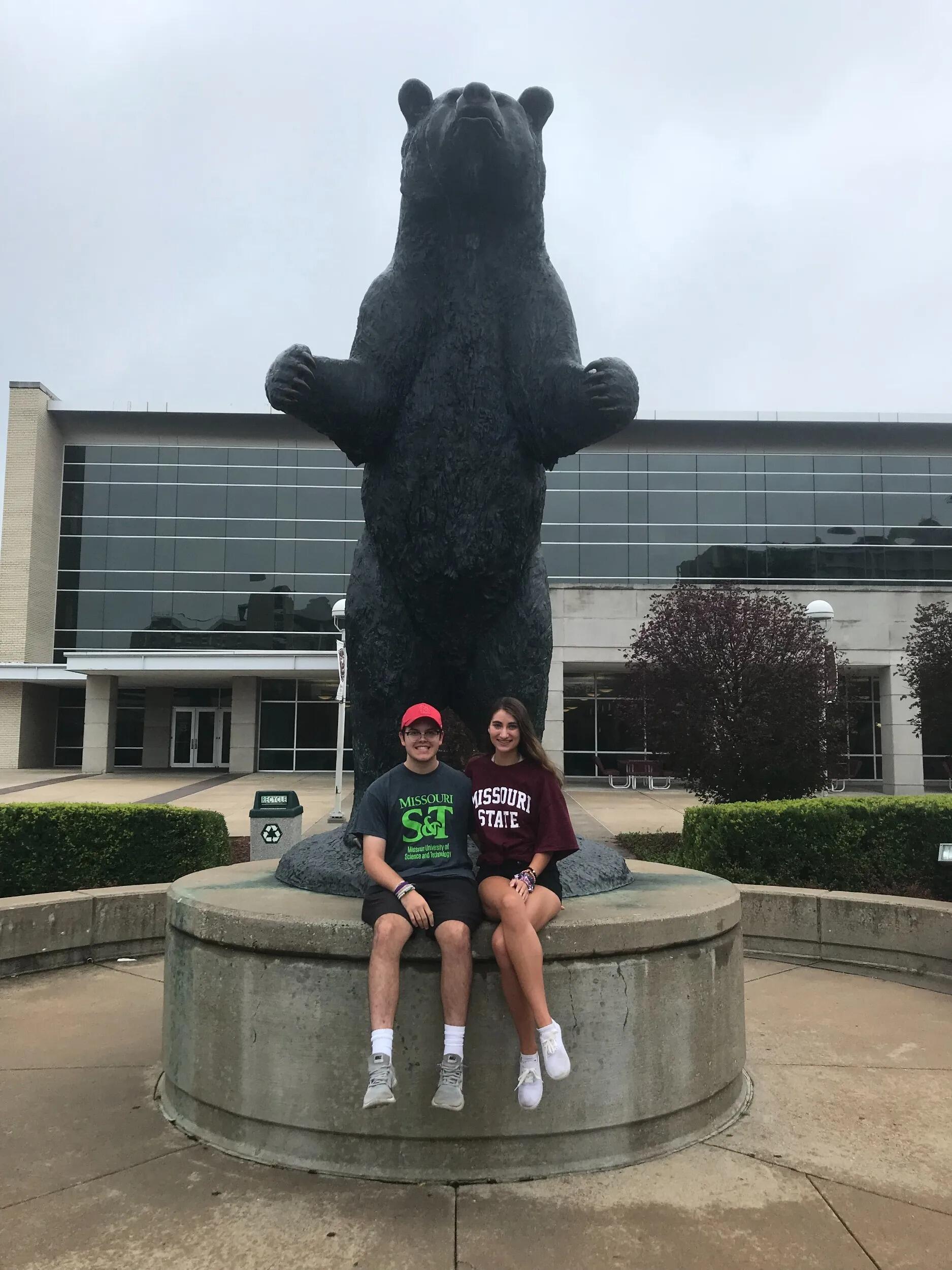 We became a long distance relationship during our college years. Leslie attended Missouri State University while Connor attended Missouri of Science and Technology.