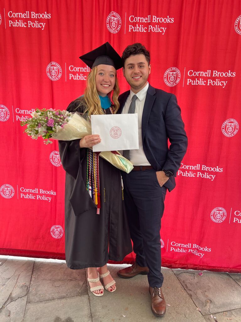 📍Cornell University |
Corinne graduates with her Master's degree
