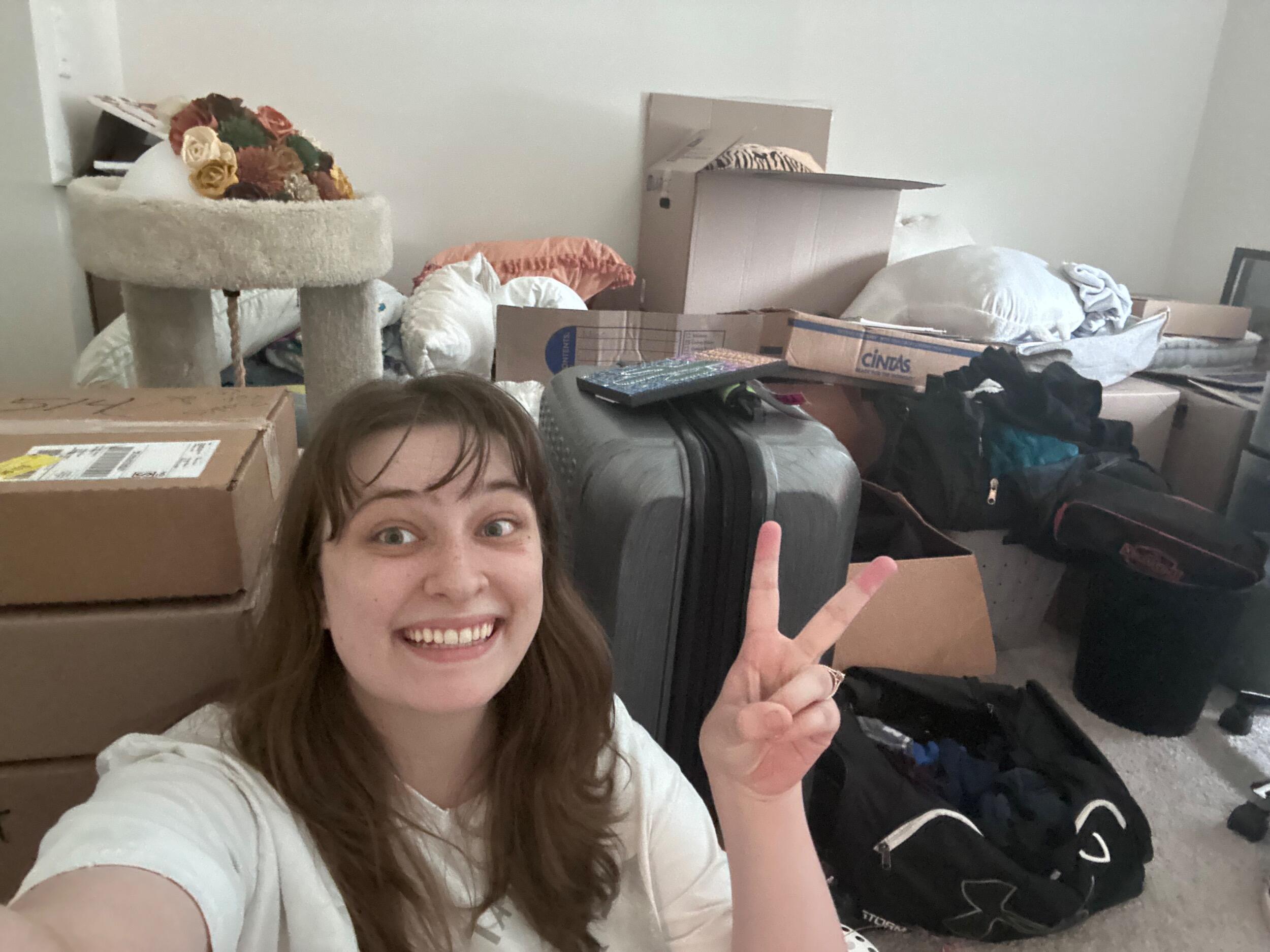 Katrina and Cecilio moved into their apartment in Nashville together!! (Legend has it they are still unpacking boxes)