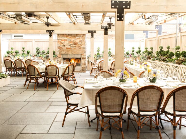 Harvest Restaurant fall wedding venue in Cambridge, Massachusetts
