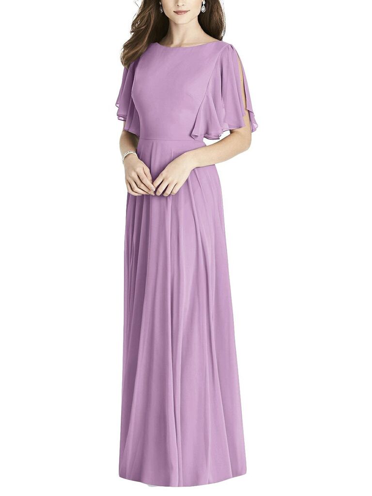 lavender overall dress