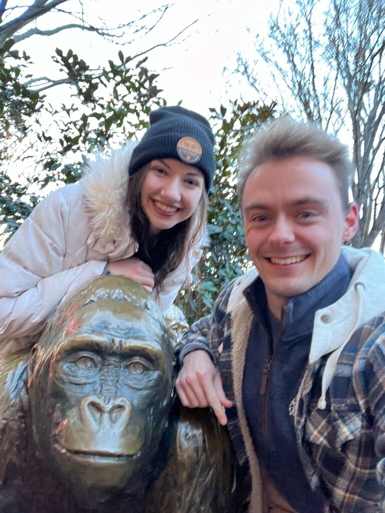 Paying our respect to Harambe at the Cincinnati Zoo