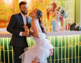 Couple at The Atrium Restaurant in Georgia