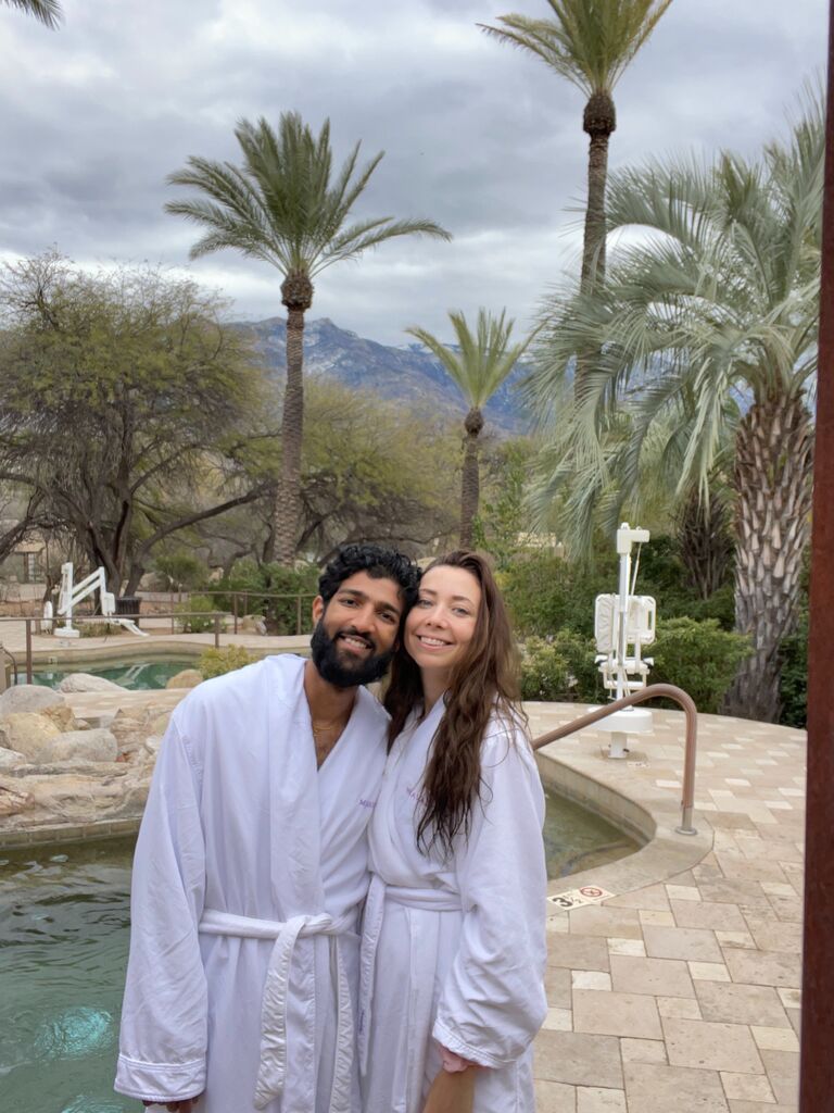 We spent another birthday together! Lucas earned a work retreat at a resort in Tucson, and Charlotte was lucky enough to join him for part of it. The only sad part about this birthday was getting kicked off of our parents' insurance plans. 