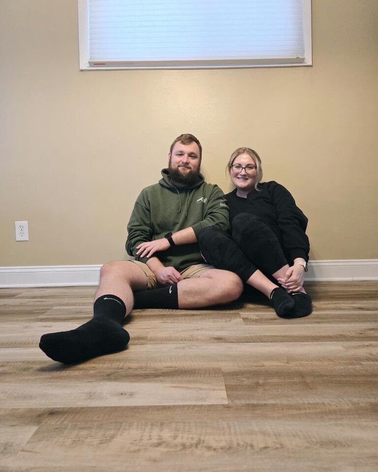 The day we bought our first home!