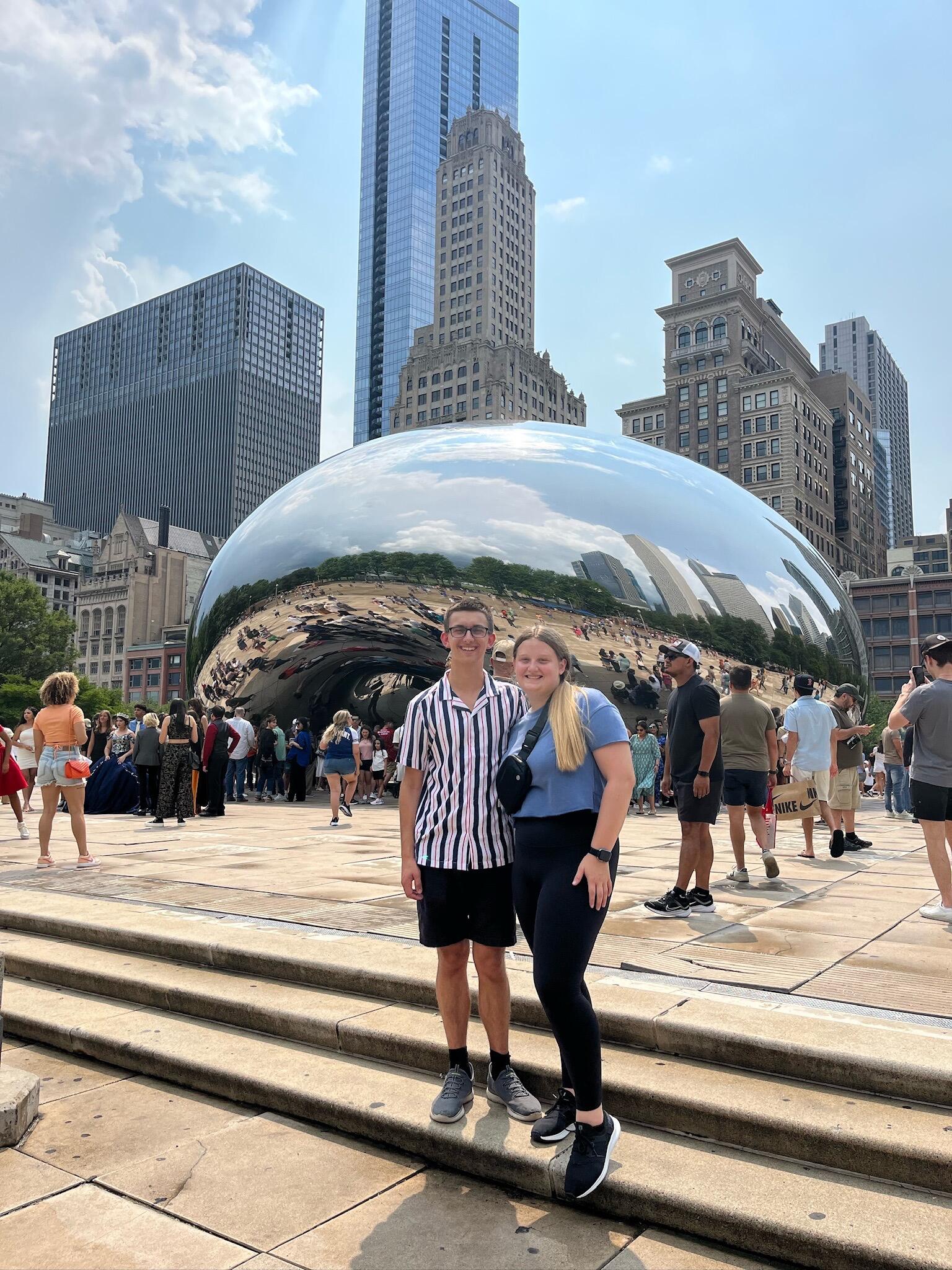 Trip to Chicago to celebrate a Navy graduation that wasn't for Max! This trip was to celebrate his step brother, Christian's graduation.