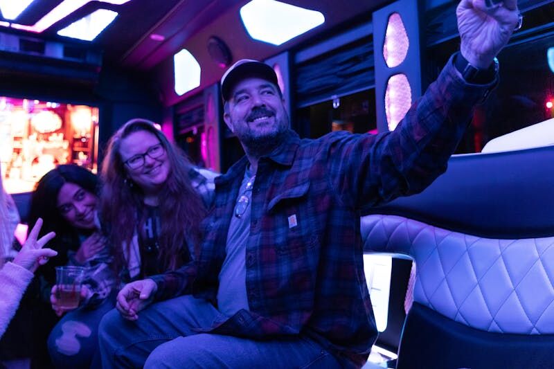 Apres ski party idea - party bus