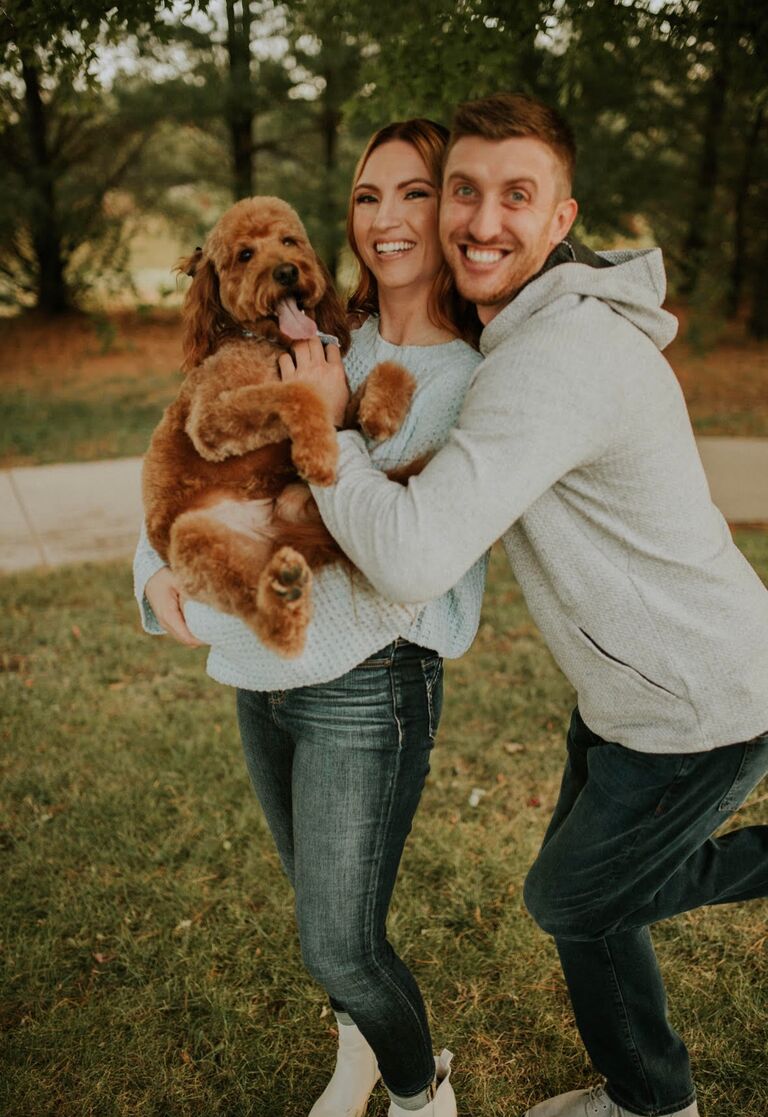 Engagement pictures were a BLAST with Brittany McCoy Photography. Harley stole the show, but we are READY to have Brittany capture our big day!