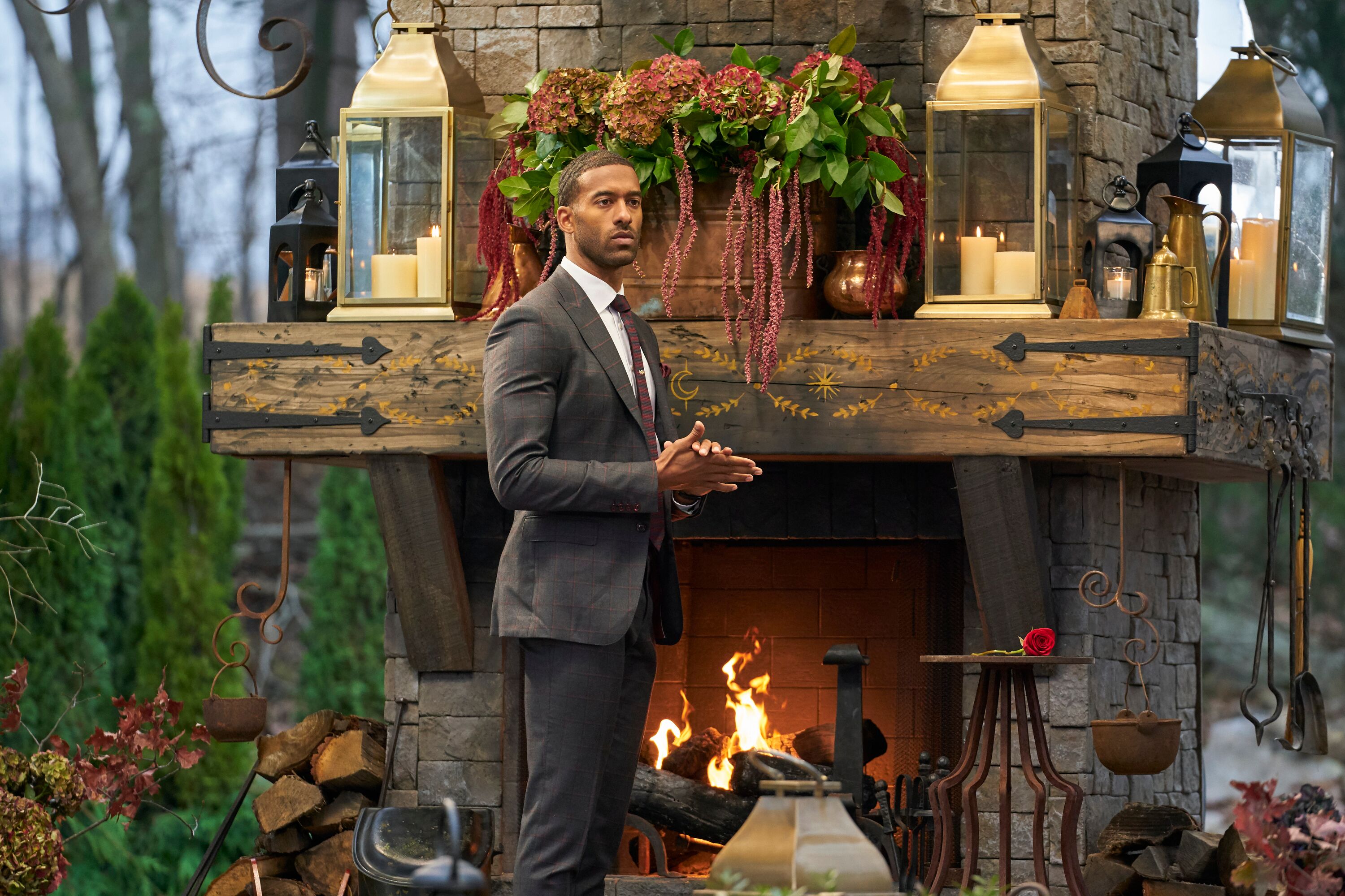 matt james bachelor season finale looking serious