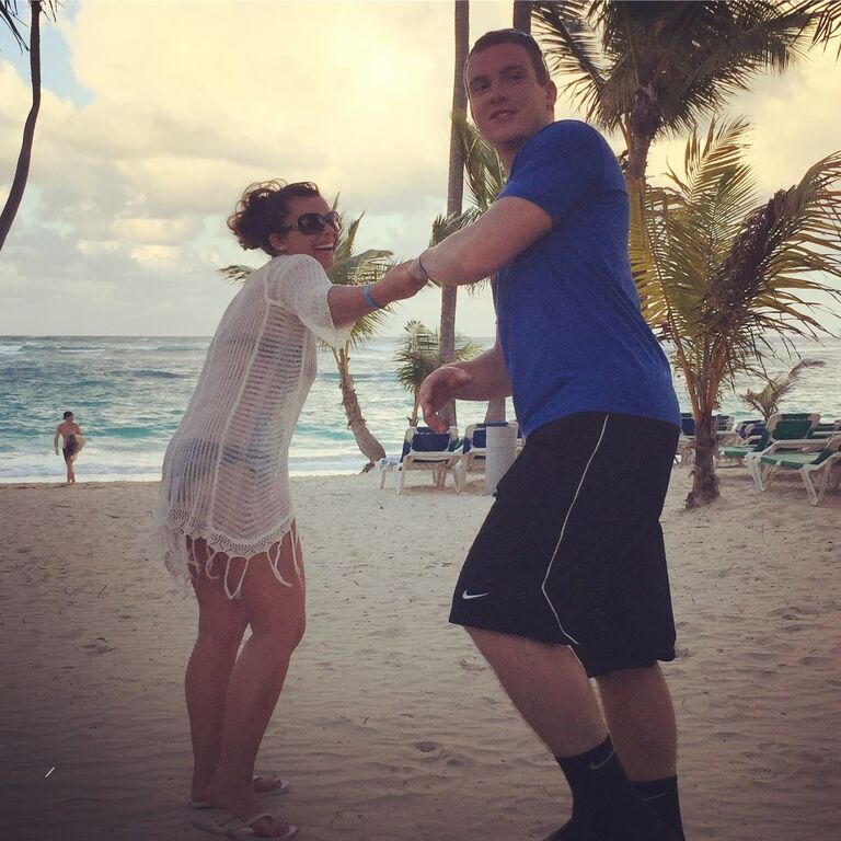 Spring Break in Punta Cana, 2016, first international trip together 