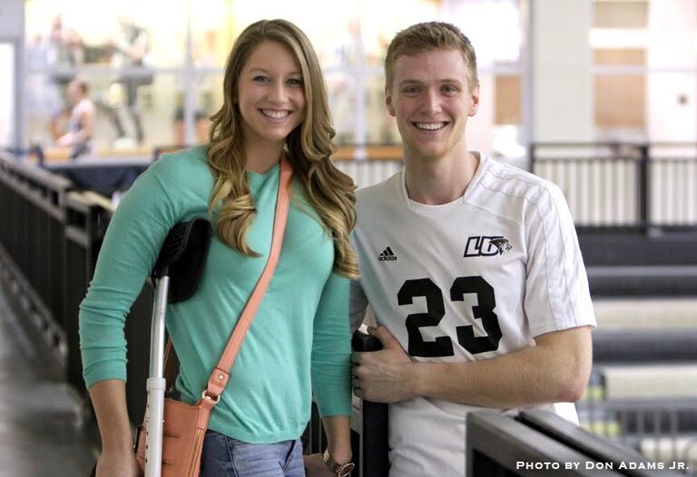 Our first "good" picture together! - Lindenwood 
