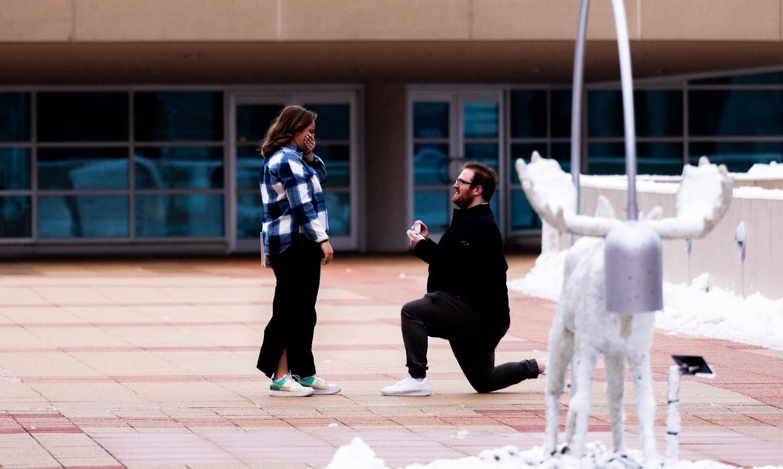 The day we got engaged! 