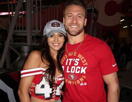 Kyle Juszczyk and wife Kristin Juszczyk