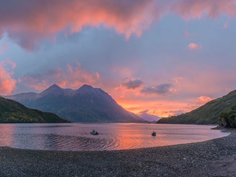 Alaska salmon waters.