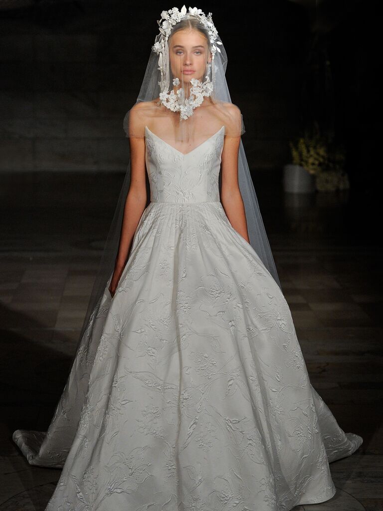 Reem Acra Fall 2019 Collection: Bridal Fashion Week Photos